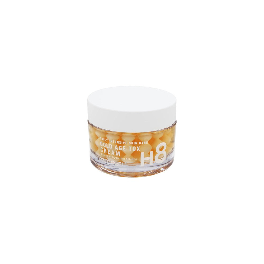 Medi-peel Gold Age Tox Crema Capsule Anti-Rughe Seta Dorata 50ml — Crema