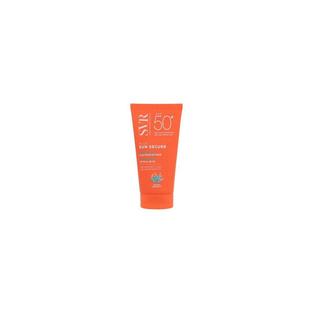 SVR Sun Secure SPF50+ Blur Solaire Crème Mousse Flouteur Optique 50ml