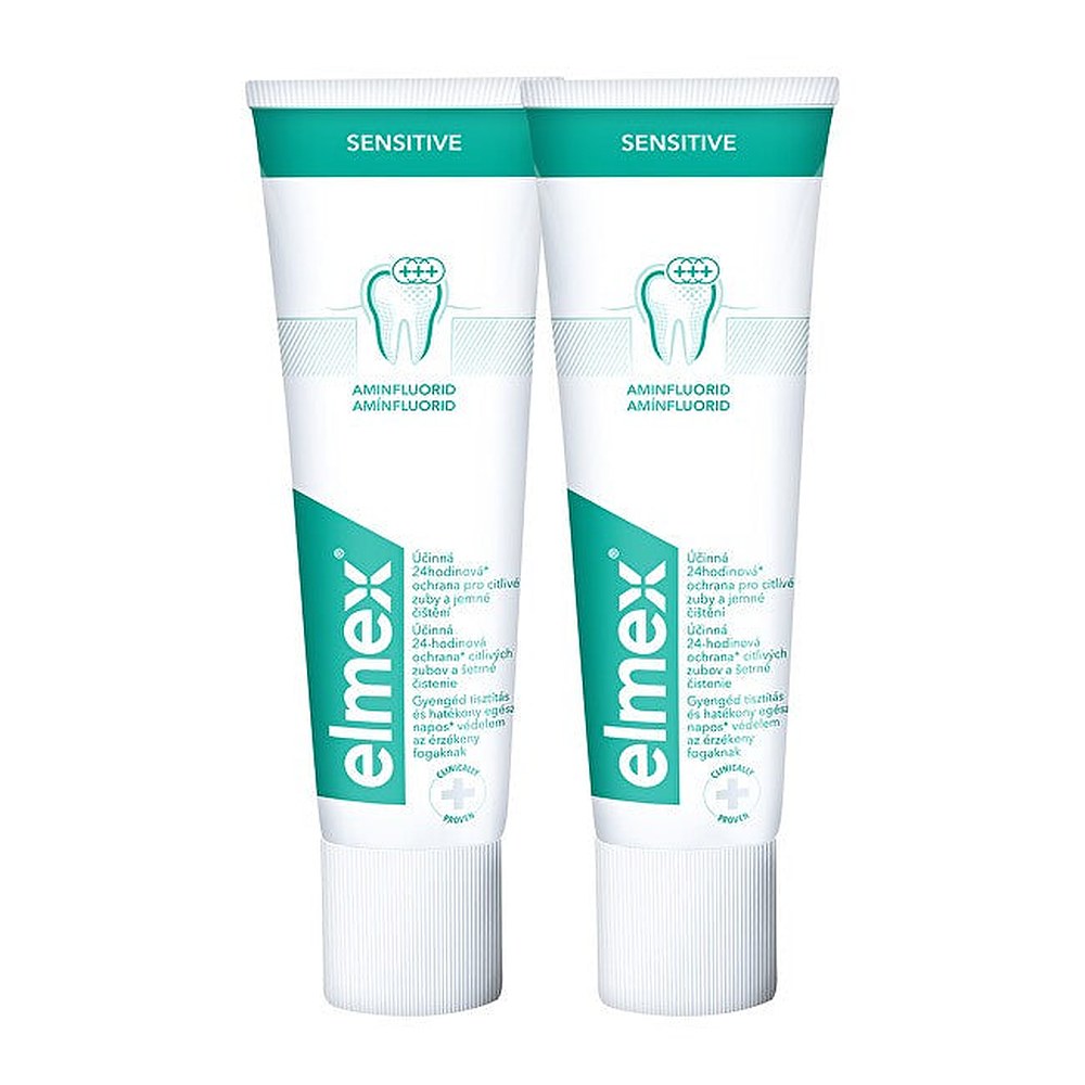Elmex Hammastahna Herkille Hampaille Sensitiv E Duopakkaus 2 X 75 Ml