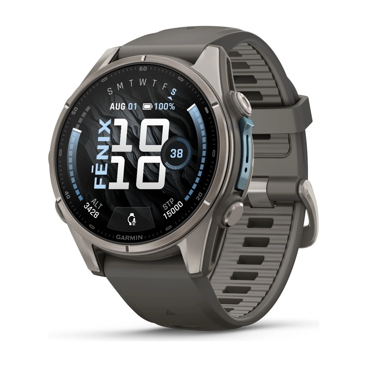 Garmin fēnix 9 multisport GPS -älykello, pebble gray 43 mm