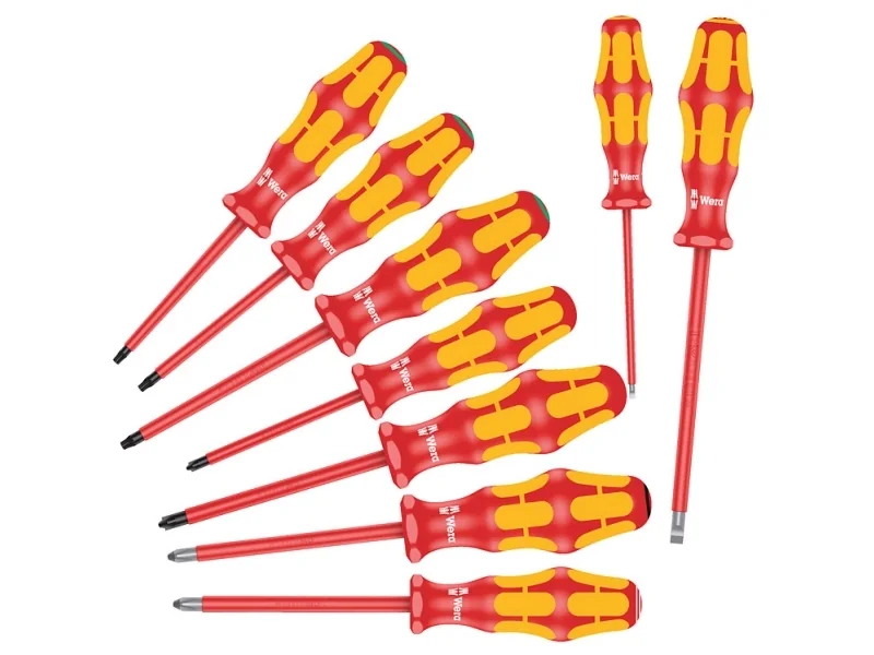 Wera 160 i/162 i/167 i/9 screwdriver set kraftform plus Sarja 100 9 pieces