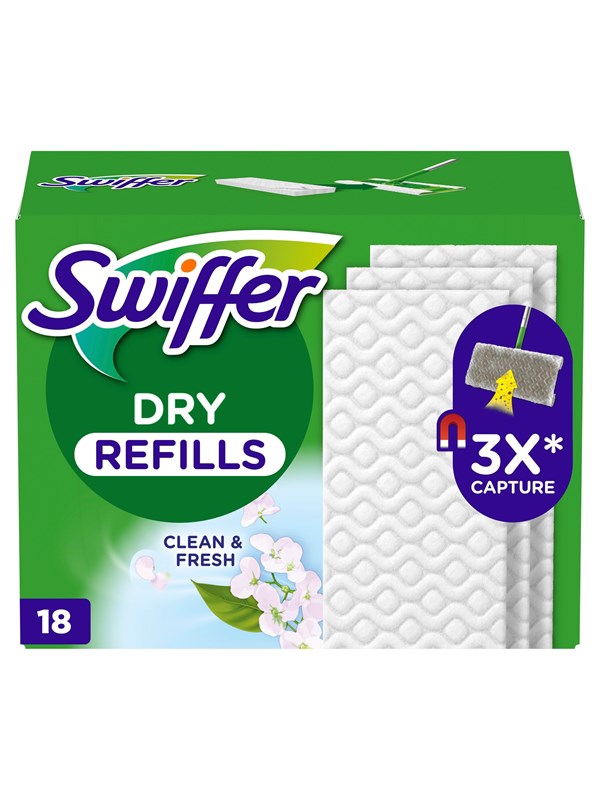 Swiffer Swiffer Floor Dry Refills 18-pack 8700216677226 Vastaa: N/A