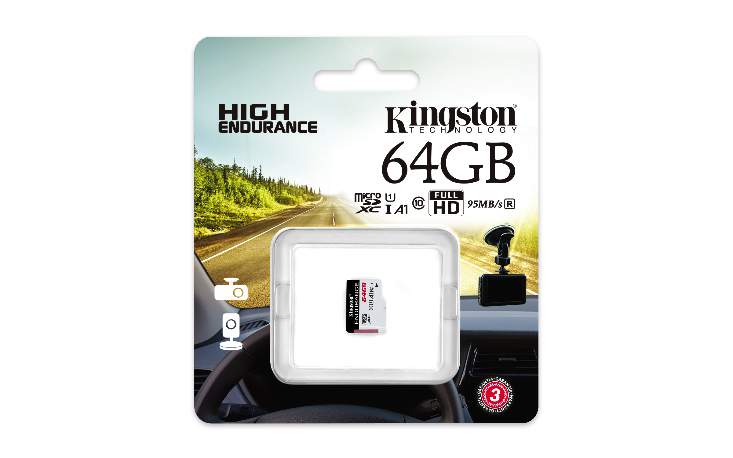 Kingston High Endurance 64gb Microsdxc 64gb Microsd Uhs-i