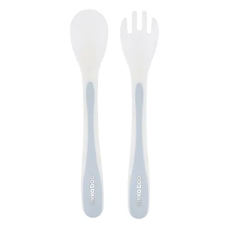Kikka Boo Spoon and Fork Set – Sininen