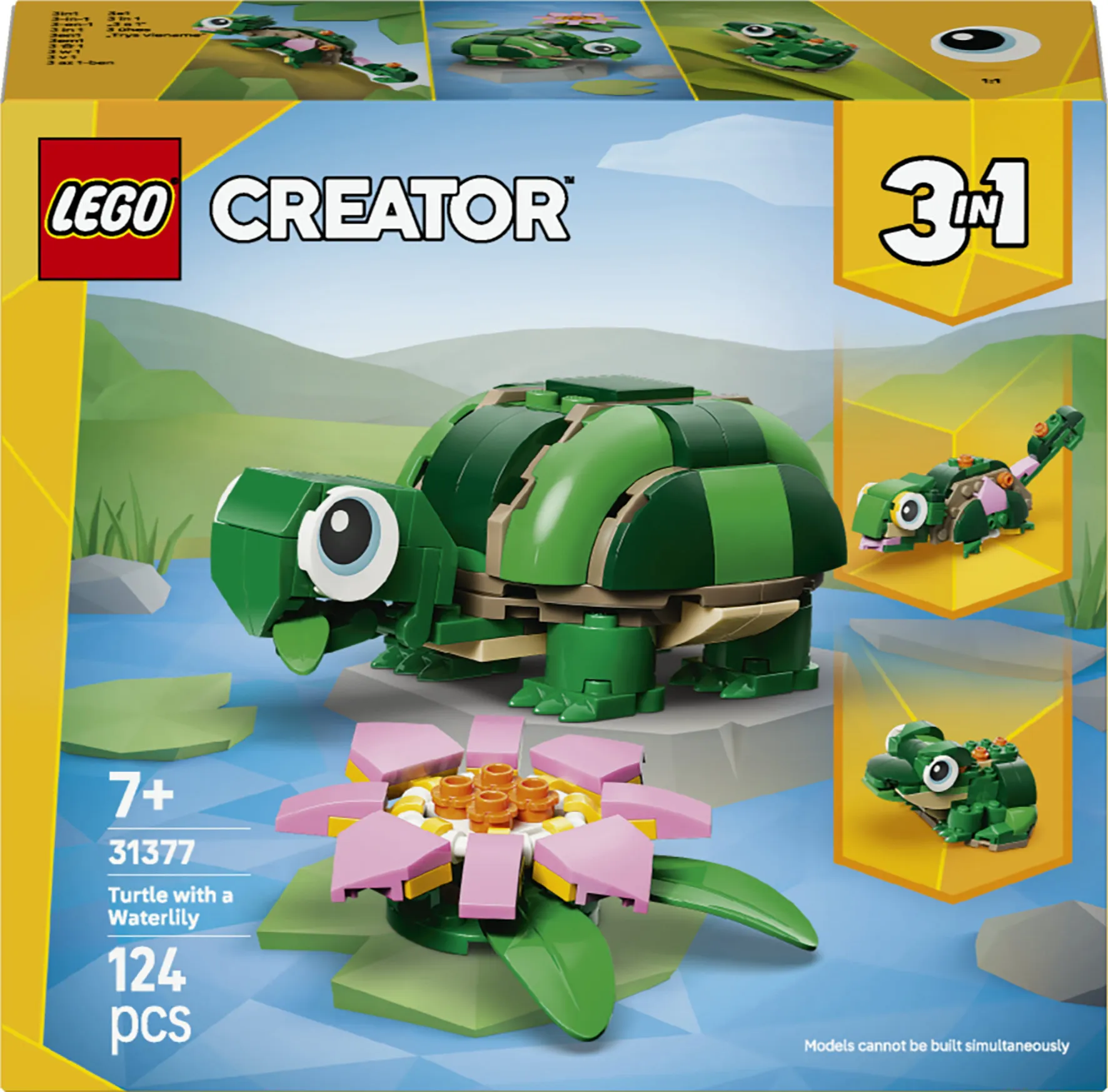 LEGO Creator 31377 Kilpikonna ja lumpeenkukka