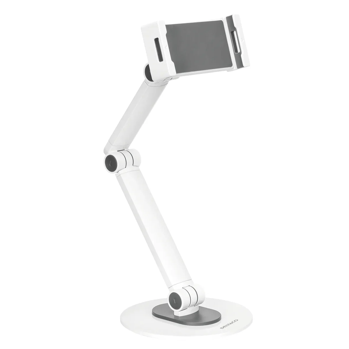 Deltaco Universal tablet desk stand with adjustable arm 4.7 to 12.9" tablets iPad and phones