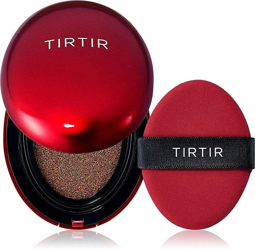 TIRTIR Mask Fit Red Cushion pitkäkestoinen meikkivoide, jossa on korkea UV-suoja, väri 45W Chestnut 18 g