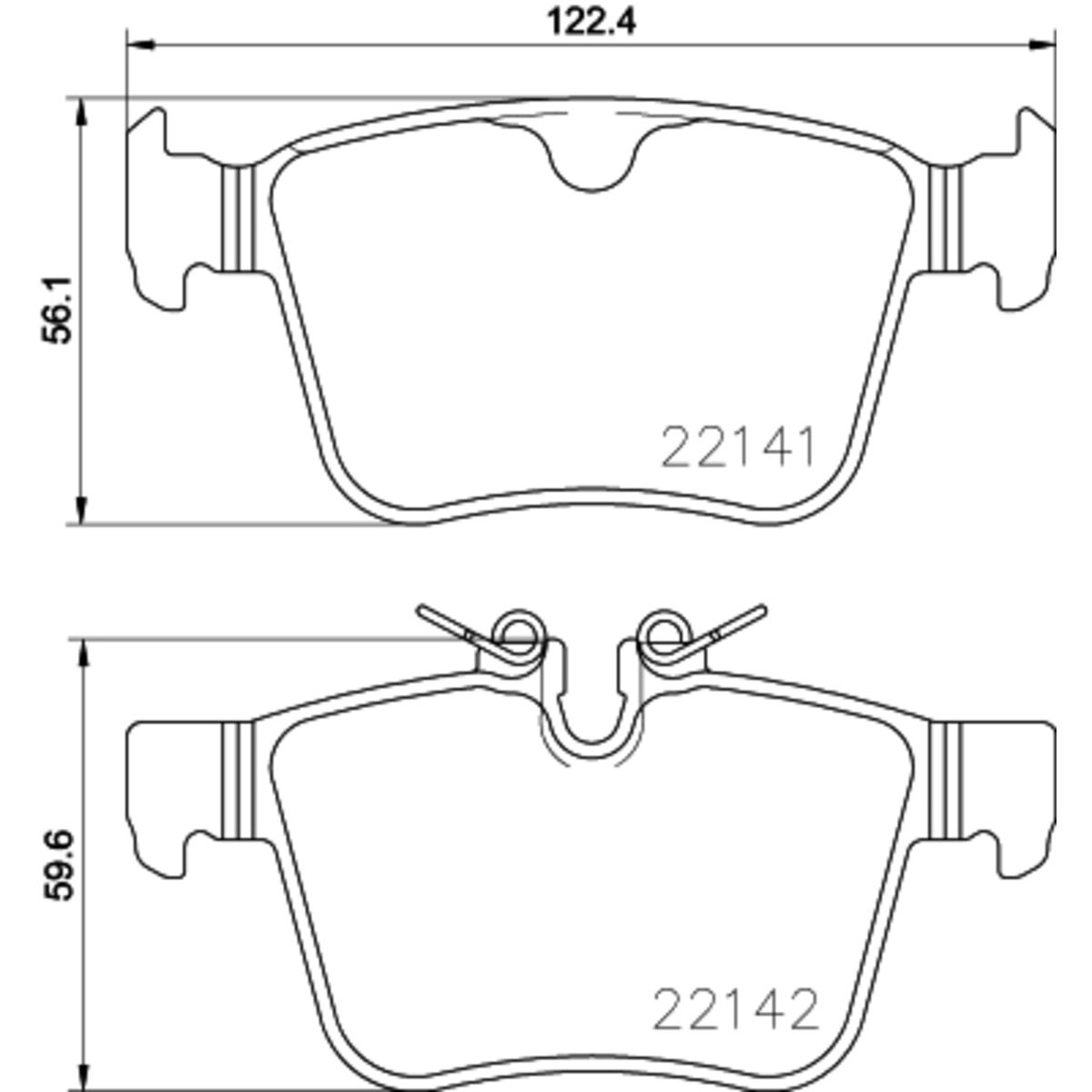 Jarrupalat, levyjarru BREMBO P 86 029