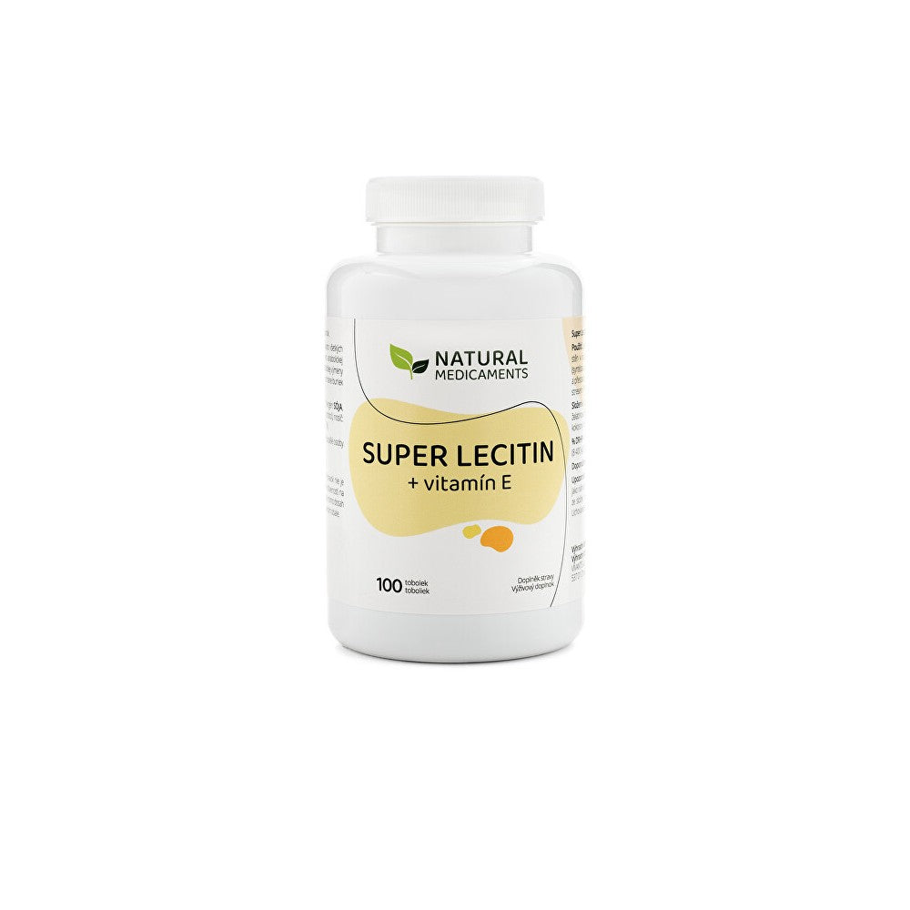 Natural medicaments Superlesitiini (lesitiini) + E 100 kapselia
