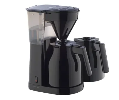 Melitta Easy 2.0 Therm 12 kupin -kahvinkeitin termoskannulla, musta