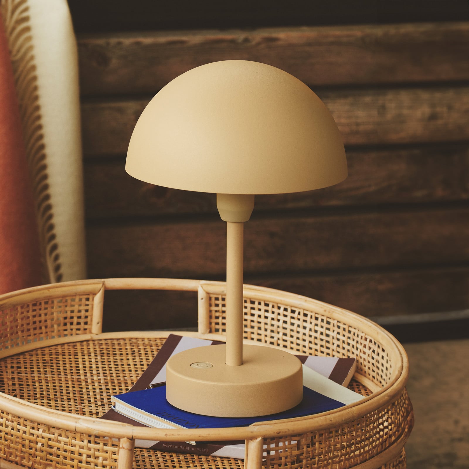 Ellen To-Go Portable Pöytävalaisin IP44 Beige - Nordlux - Parveke - Alumiini - Yksilamppuinen