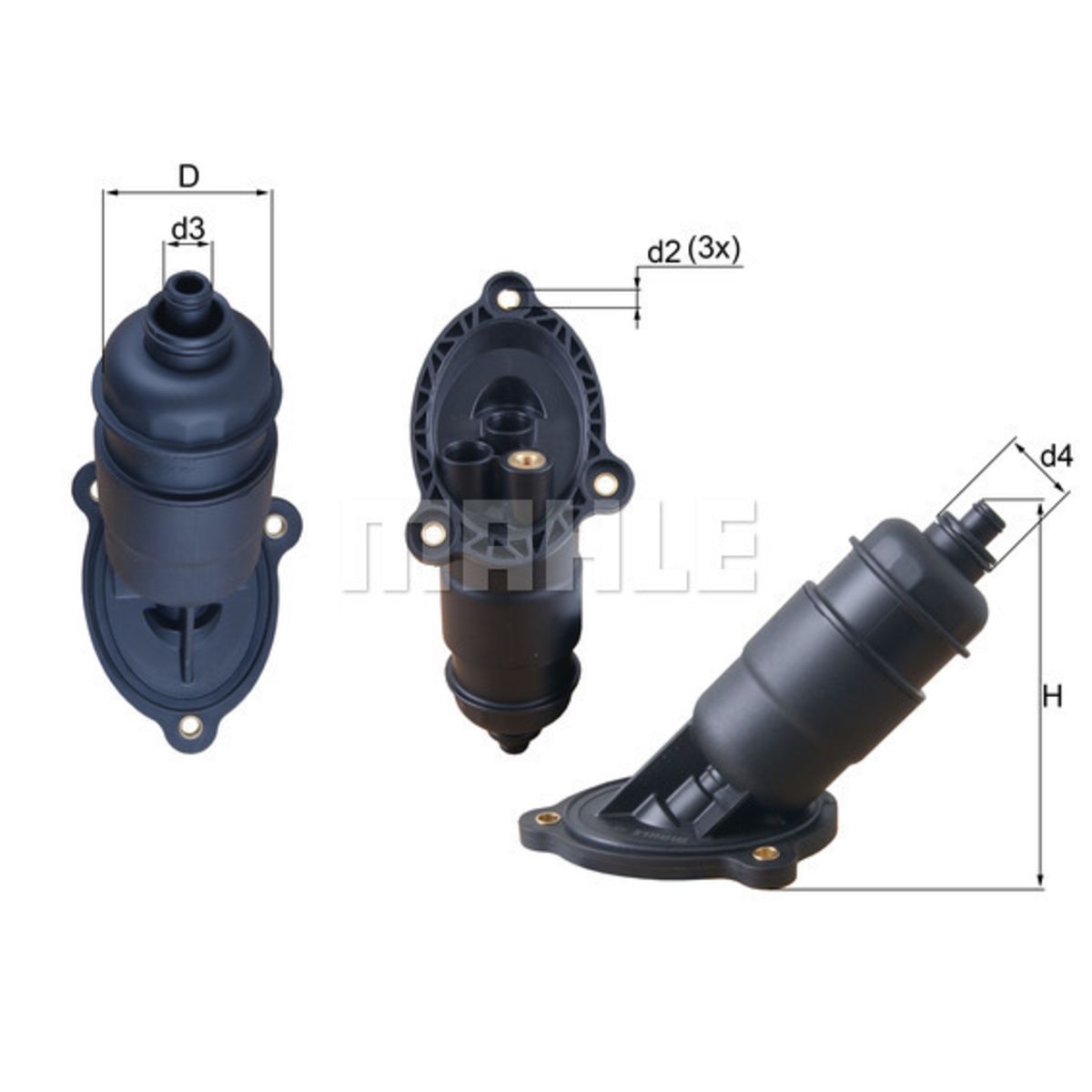 Hydrauliikkasuodatin, automaattivaihteisto MAHLE HX 155
