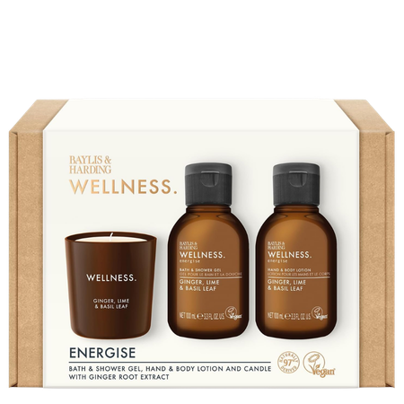 Baylis & Harding Ginger, Lime & Basil Leaf Wellness Energise Gift Set