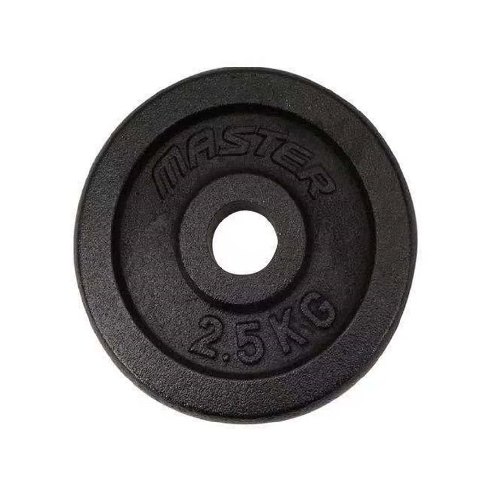 Master Fitness Skolvikt 30 mm, Viktskivor järn - 2,5 kg