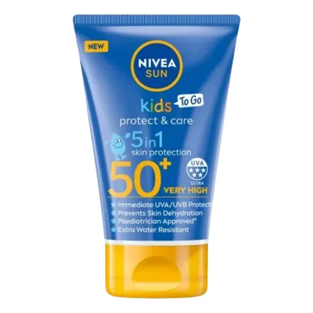 Nivea Kids Protect & Care To Go 5-in-1 SPF 50+ Aurinkovoide - 50 ml