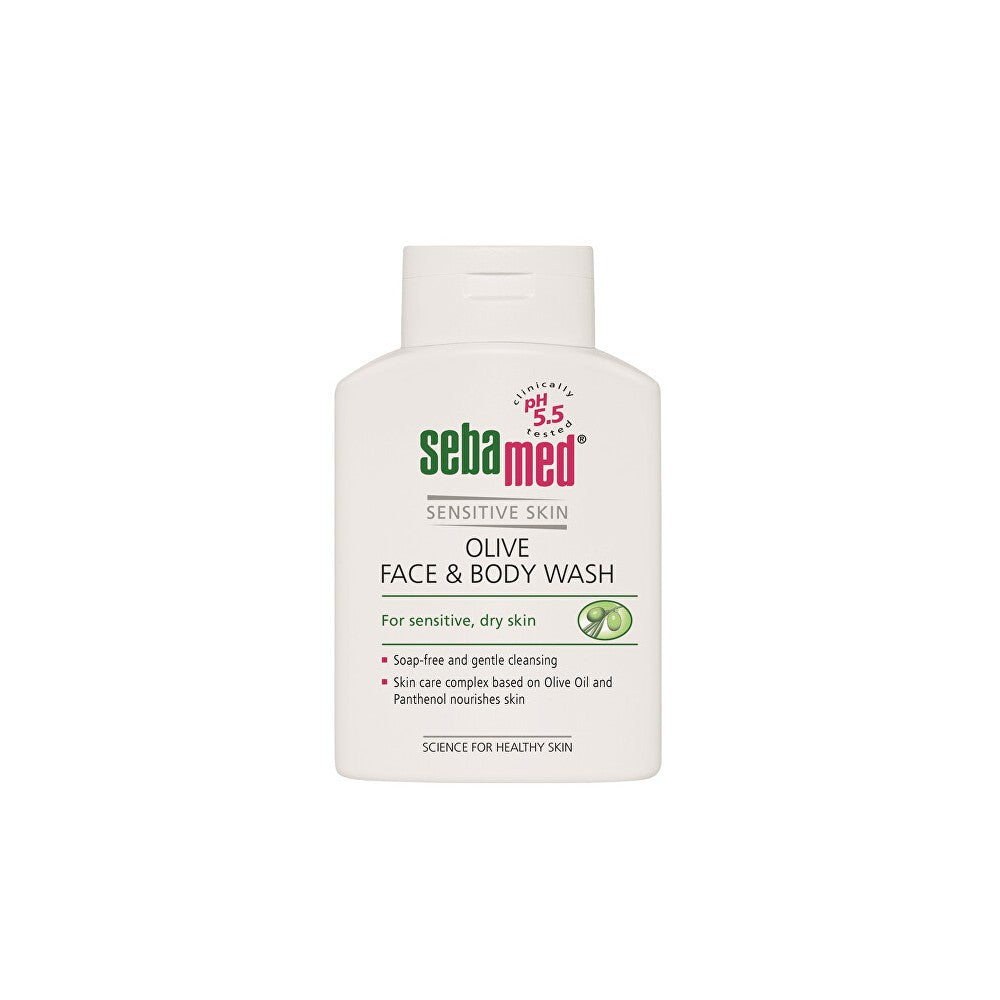 Sebamed Classic Olive kasvojen ja vartalon puhdistusaine - 200 ml