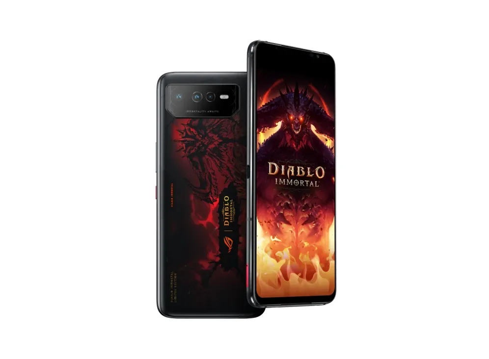 ASUS ROG Phone 6 Diablo Immortal Edition 16/512 Gt -puhelin, Hellfire Red