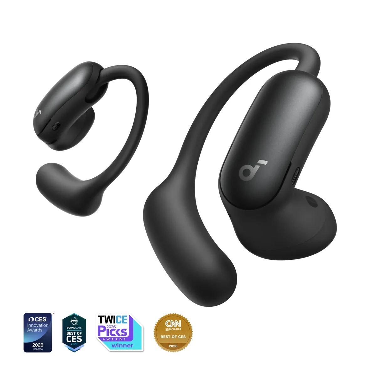 Anker Soundcore AeroFit 2 Pro -langattomat nappikuulokkeet, musta