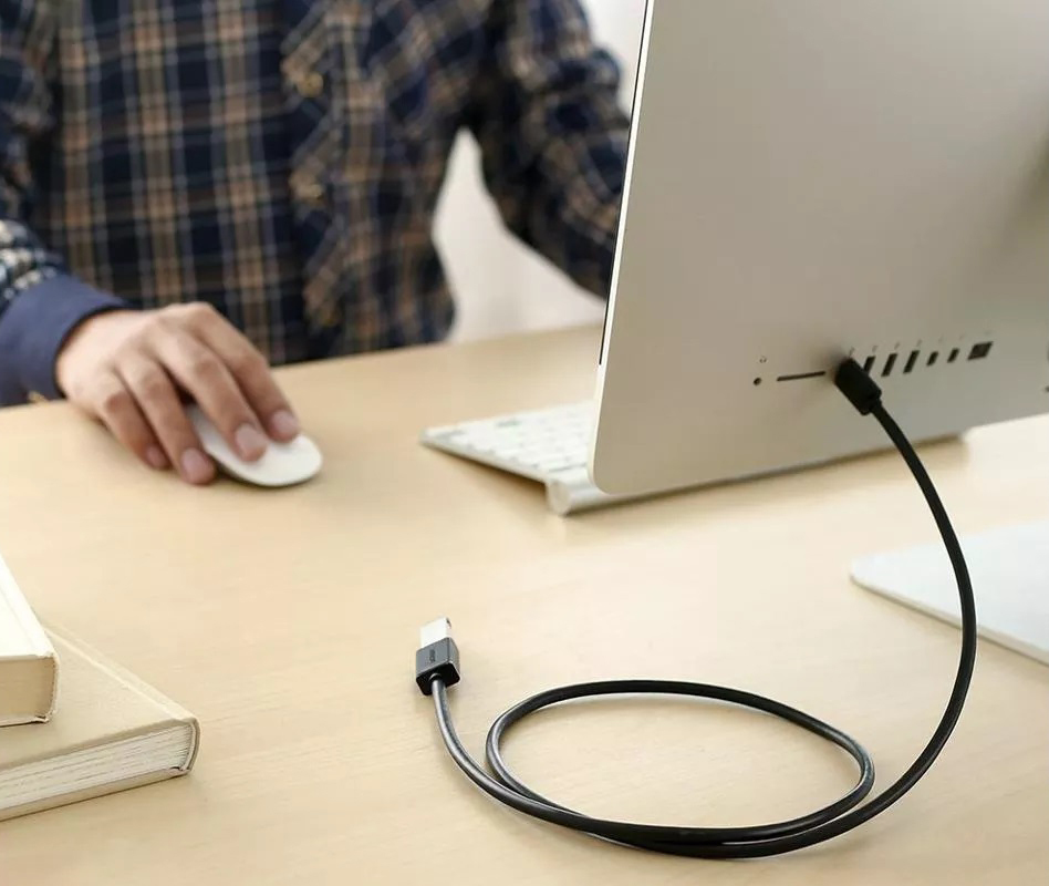 Ugreen US129 - USB forlængerkabel - USB Type A (han) til USB Type A (hun) - USB 3.0 - 3 m - flad - flad