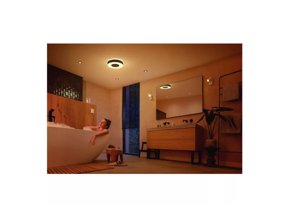 Philips Hue Xamento -LED-kattovalo 38 cm, musta