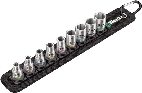 Wera Vyö A 4 Zyklop-pistokkeen sarja 1/4"".