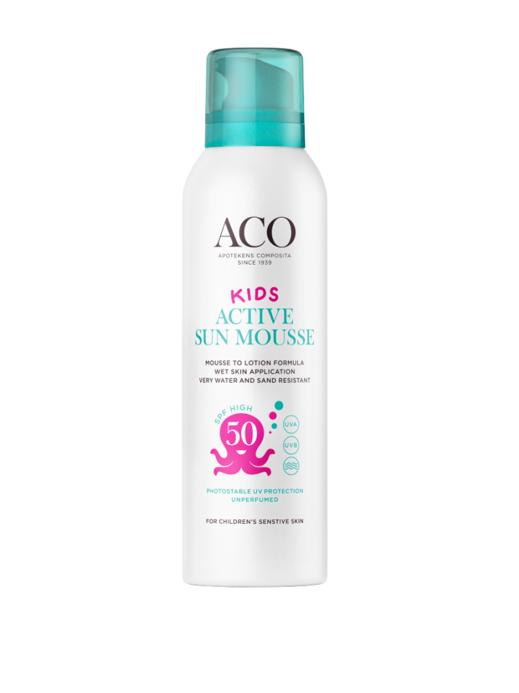 ACO Sun Kids Active Mousse SPF 50 150 ml