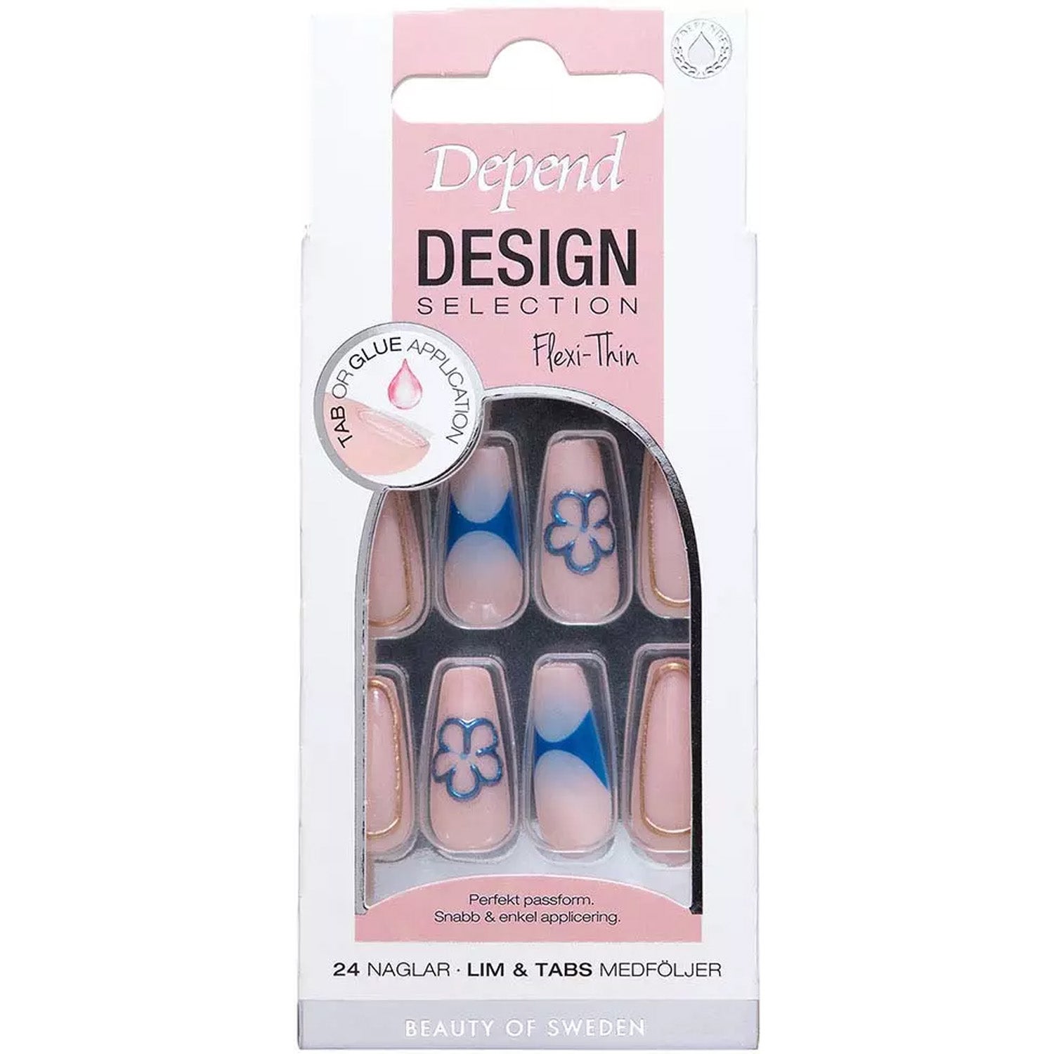 Depend Design Selection Couture Fashionista Coffin nord - 24 pcs