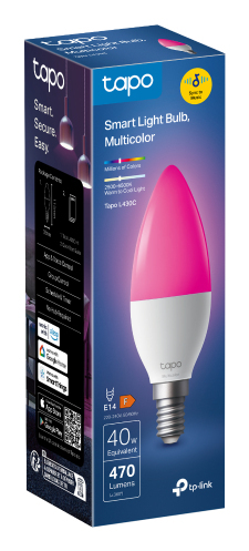 TP-Link Tapo L430C E14 - Älylamppu, monivärinen