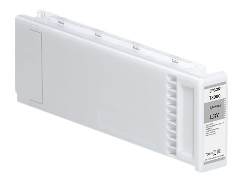 Epson C13T800000-mustekasetti, 700 ml, vaaleanharmaa