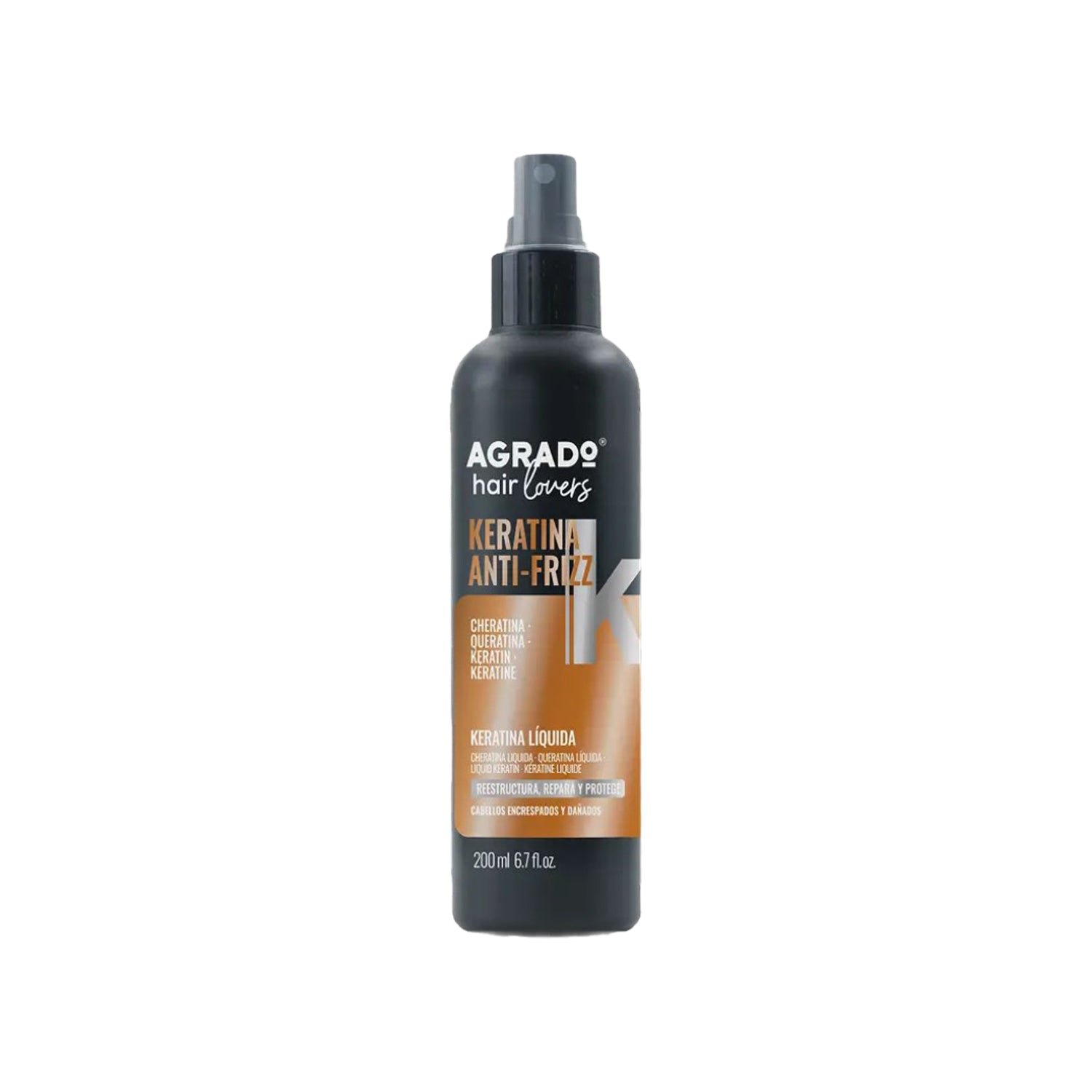 Agrado Pörröilyä estävä nestemäinen keratiini 200 ml