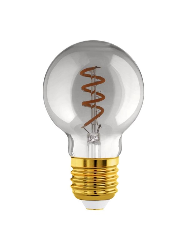 LED-lamppu E27 4W G60 2,000K Hehkulanka savuinen himmennettävissä