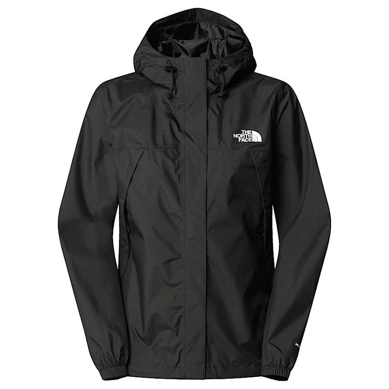 The North Face W Antora Rain Jacket Tnf Black - S