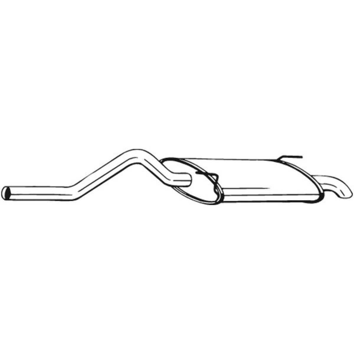 Takaäänenvaimentaja BOSAL 278-573