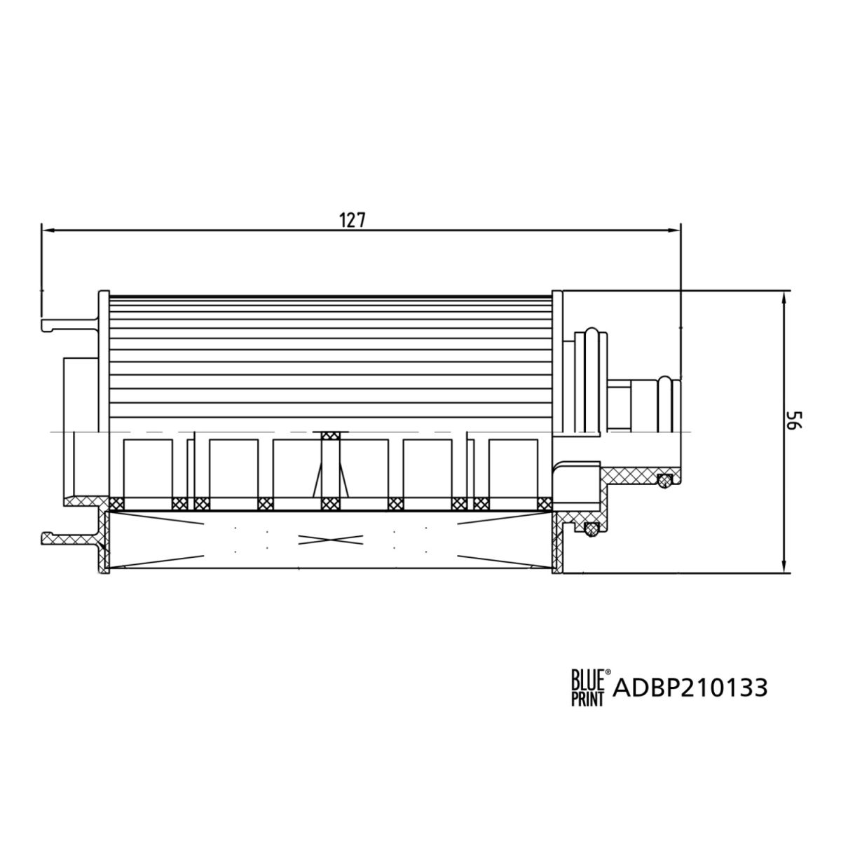 Öljynsuodatin BLUE PRINT ADBP210133