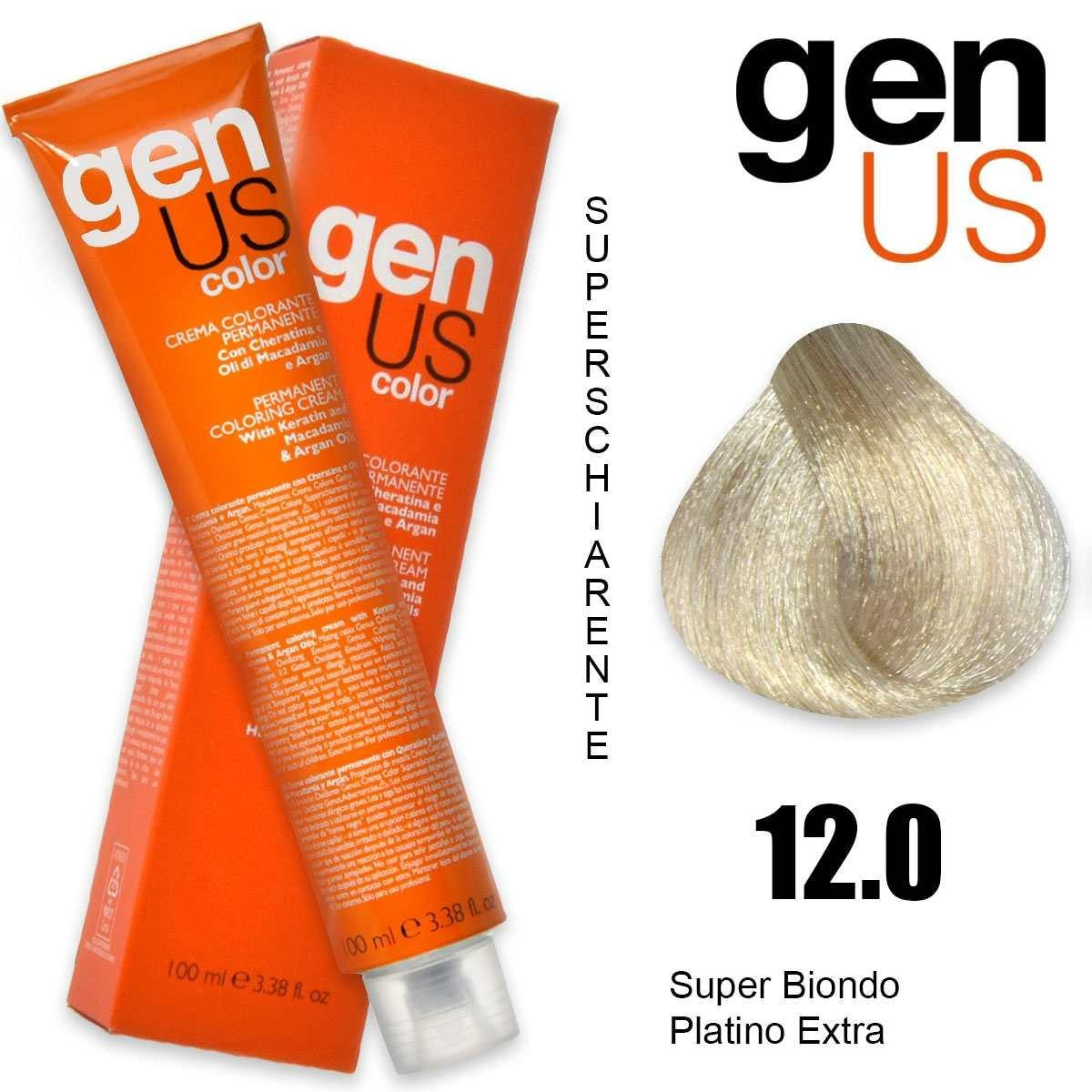 Pysyvä Värivoide Genus 100 ml 12.0