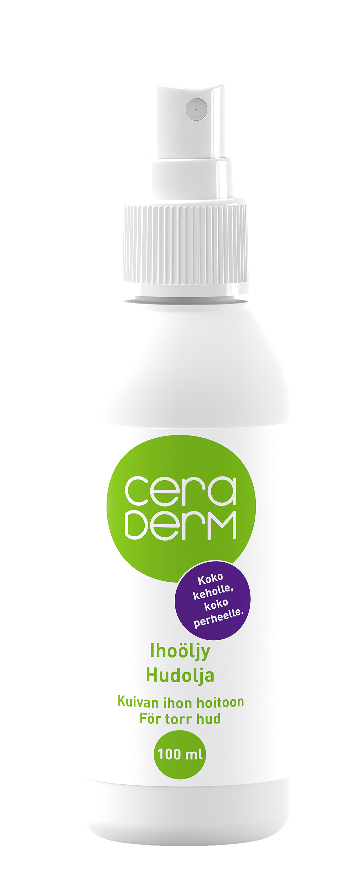 Ceraderm ihoöljy 100 ml suihke