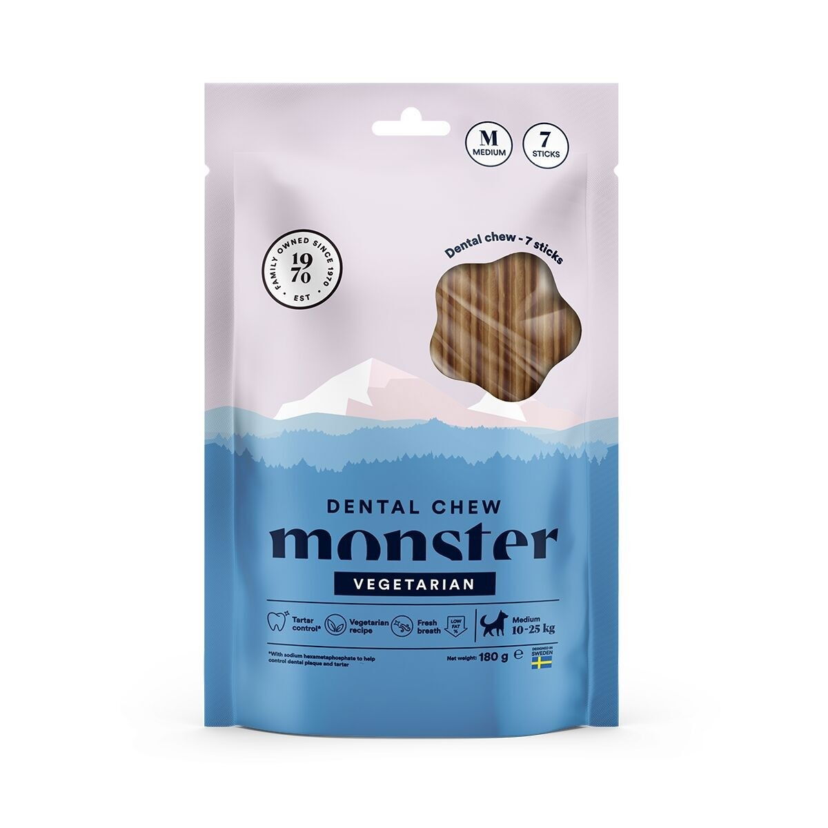 Monster Dog Dental Chew Vegetarian Medium
