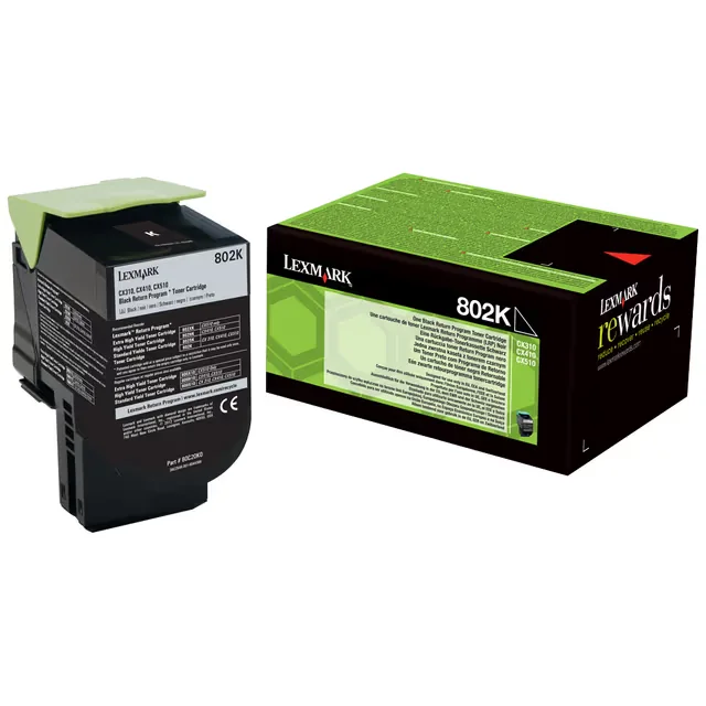 Lexmark Toner Musta 2.5k - Cx310dn/cx310n - Return