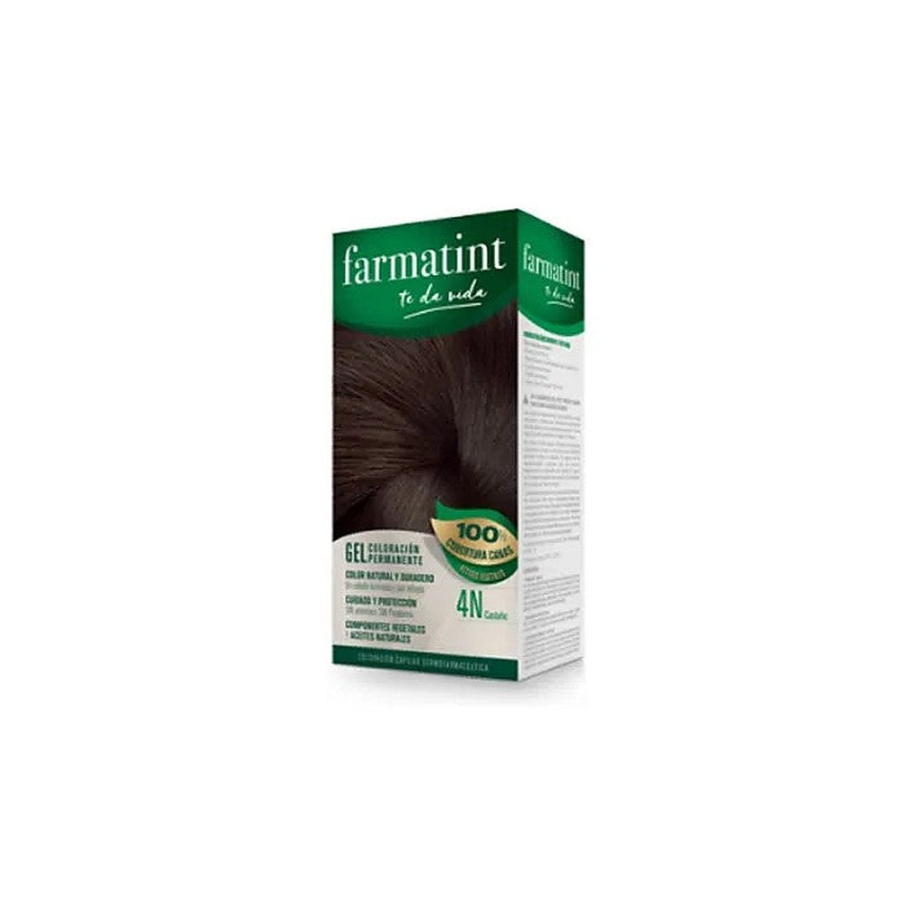 Farmatint Pysyvä väritysgeeli 4n ruskea 135ml