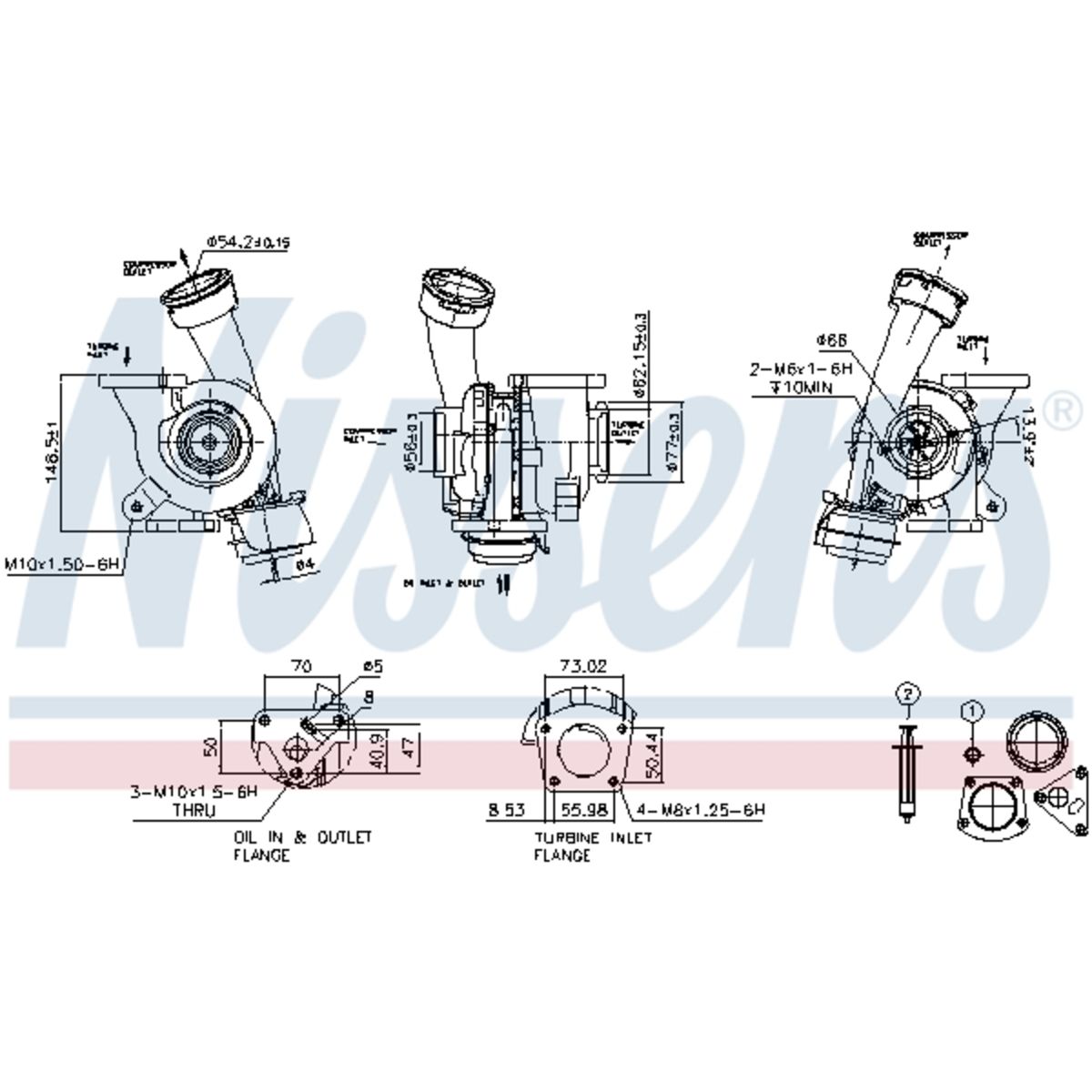 Turboahdin NISSENS 93244