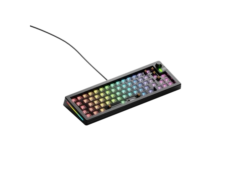 Glorious Gaming GMMK 3 65% Barebones, 65%, Langallinen, USB, RGB LED, musta