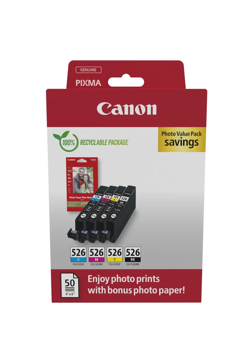 Canon CLI-526 / 4540B019 C/M/Y/BK Value