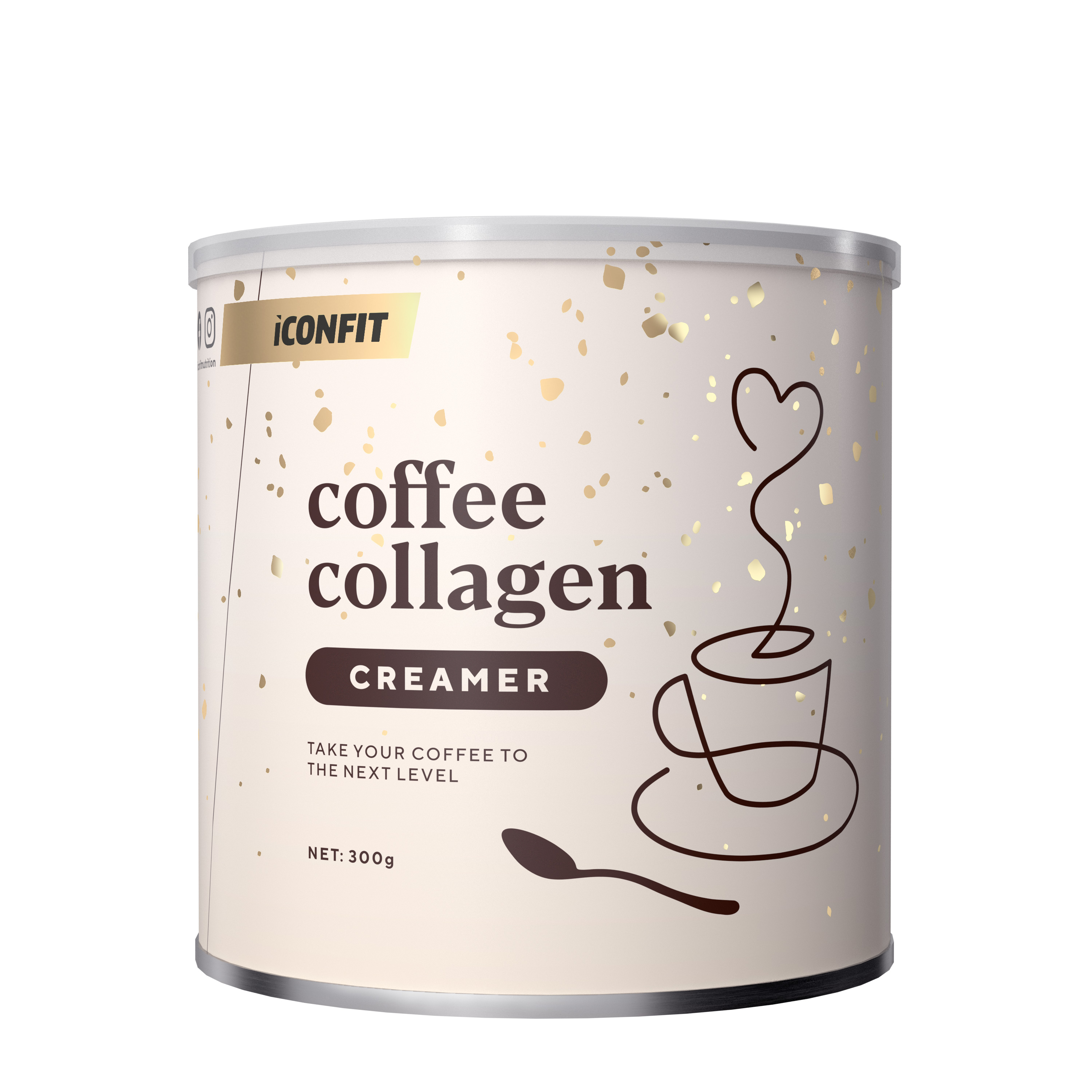 Iconfit Collagen Coffee Creamer Vanilla 300g