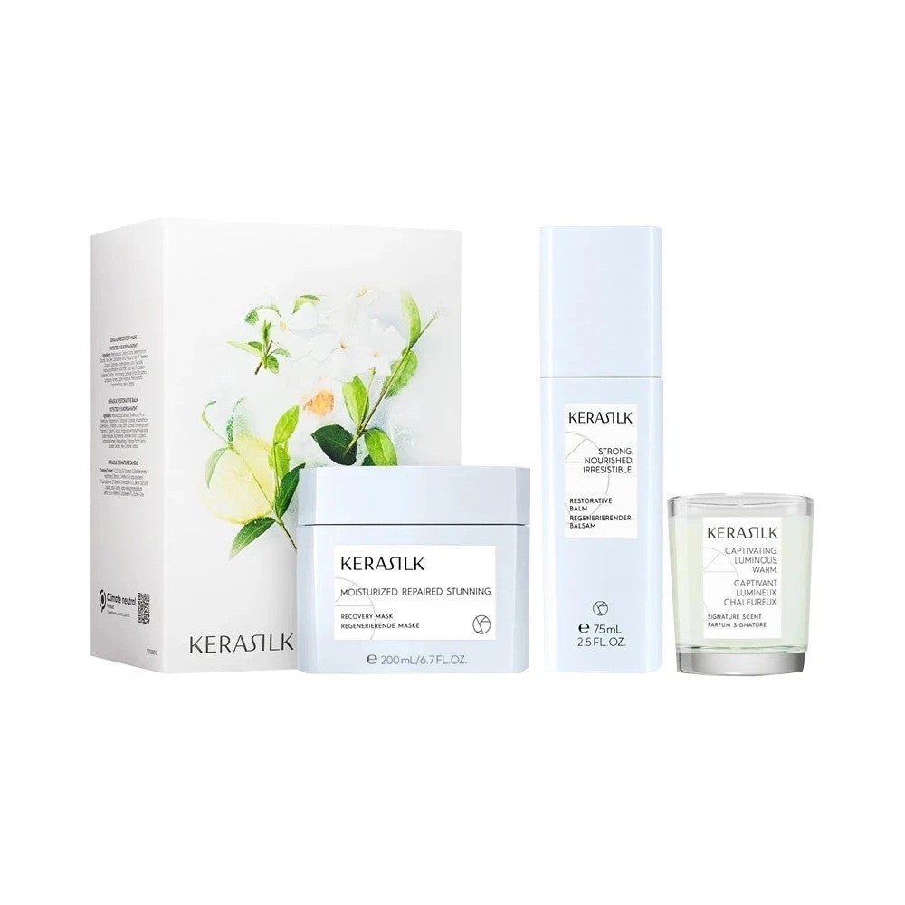KERASILK Specialists Recovery Set -lahjarasia (regeneroiva vaikutus) 3 kpl