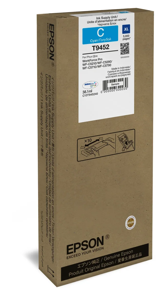 Epson Muste Syaani T945 Xl 5k - Wf-c5xxx-series