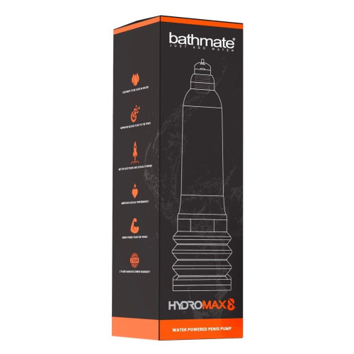 Bathmate Hydromax 8 läpinäkyvä penispumppu