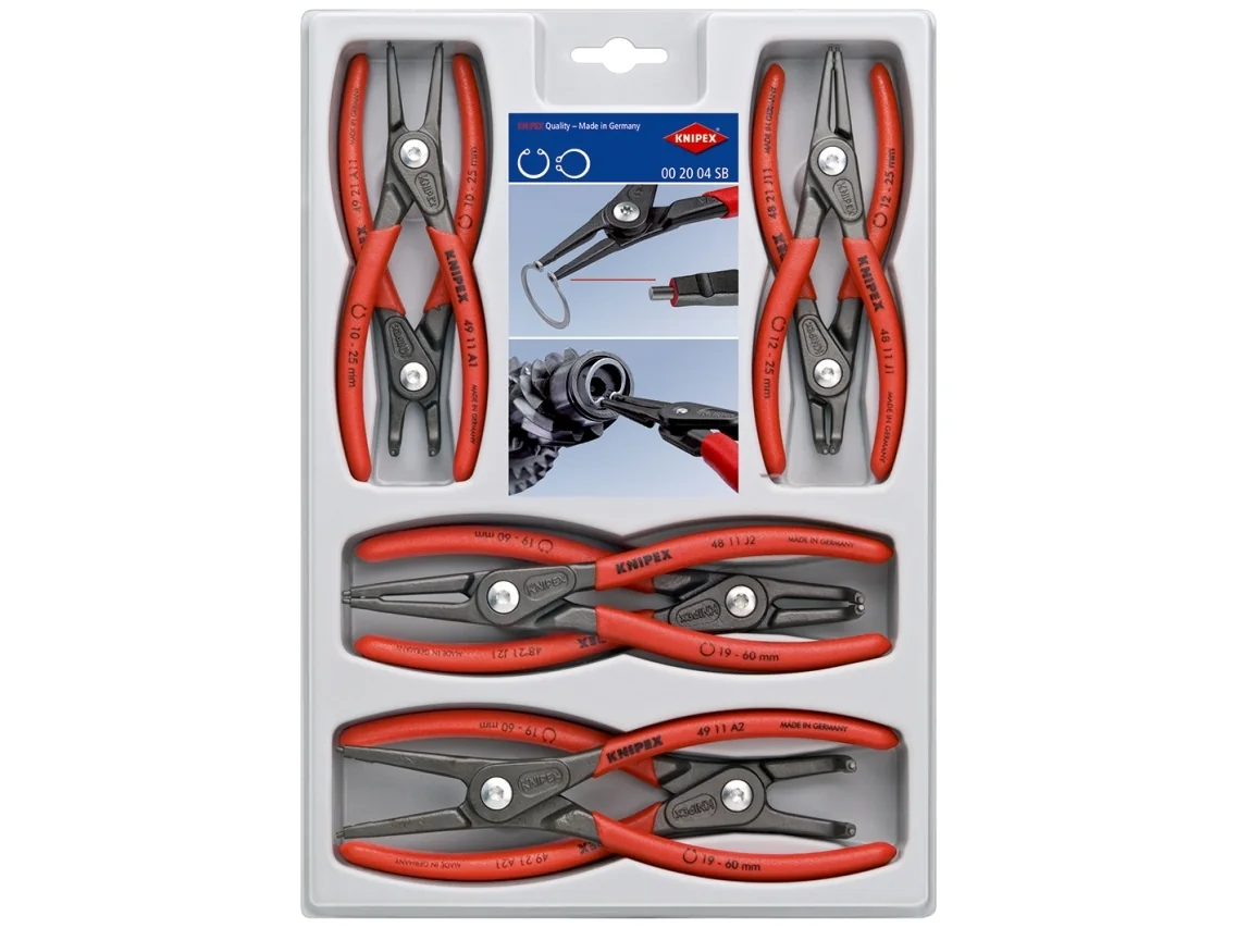 KNIPEX Tarkkuuslukkorengaspihtisarja