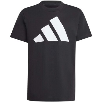 ADIDAS SPORTSWEAR Toiminnallinen paita 'Essentials' musta / valkoinen