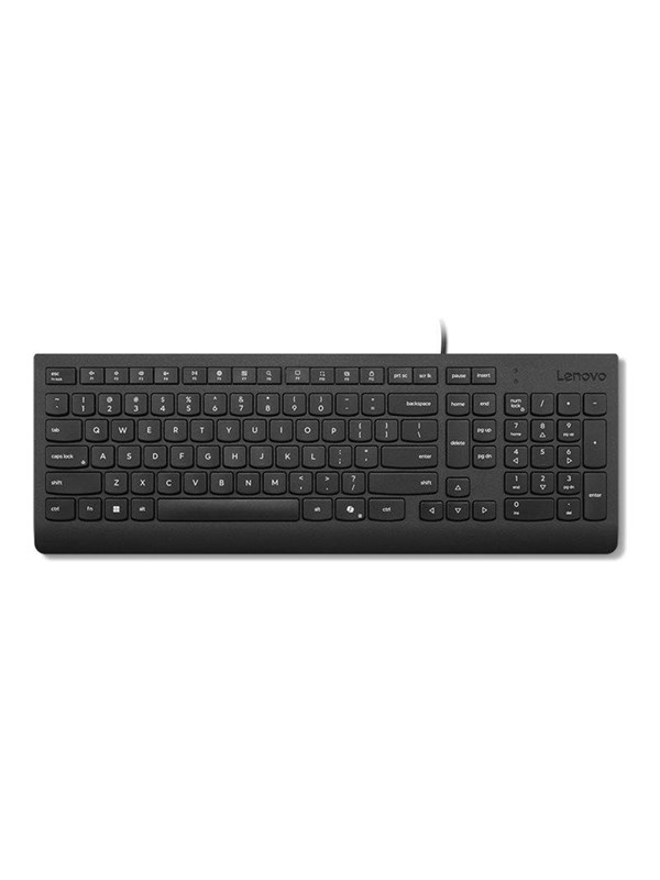 Lenovo Essential - keyboard - QWERTY - Swedish/Finnish - black Input Device - Näppäimistö - Ruotsalainen/suomalainen - Musta