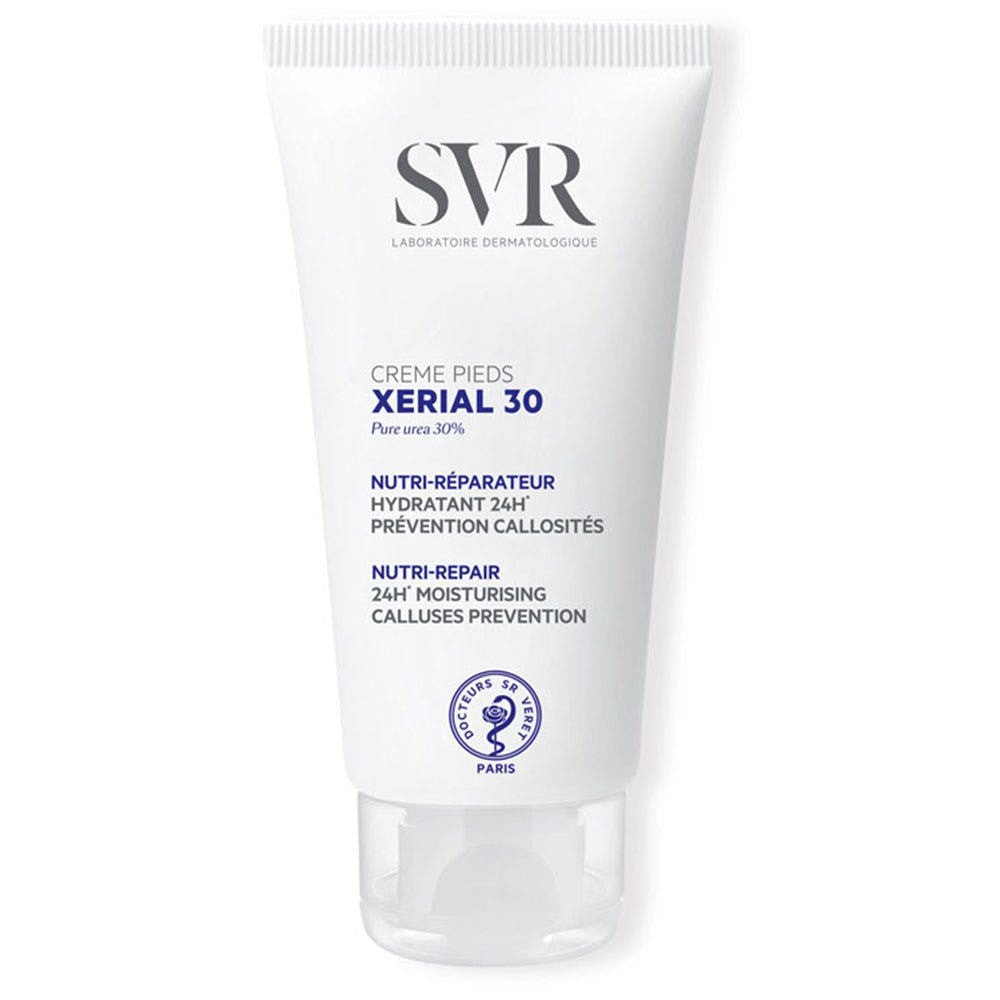 SVR Xérial 30 24h Moisturizing Nutri-Repairing Foot Cream Callus Prevention 50ml